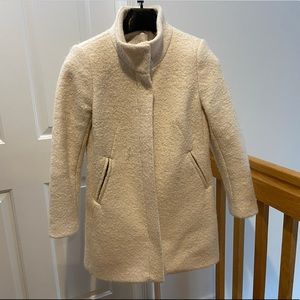 LOFT women’s Pea Coat Cream SP